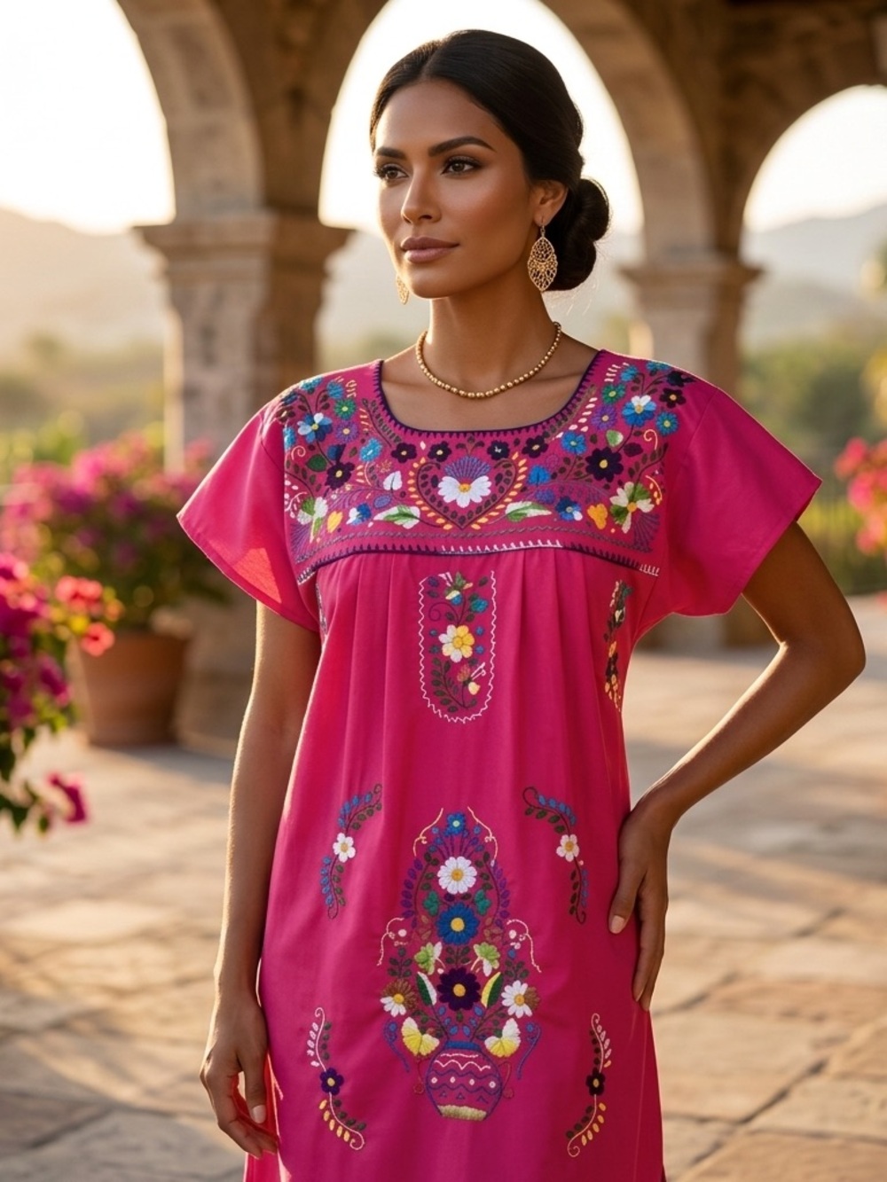 🇲🇽 NWT Traditional Mexican short dress.